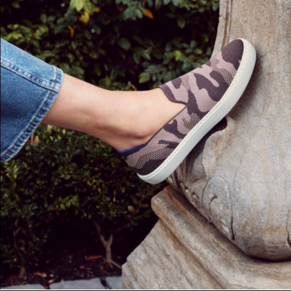 Rothy’s Taupe Camo Sneakers